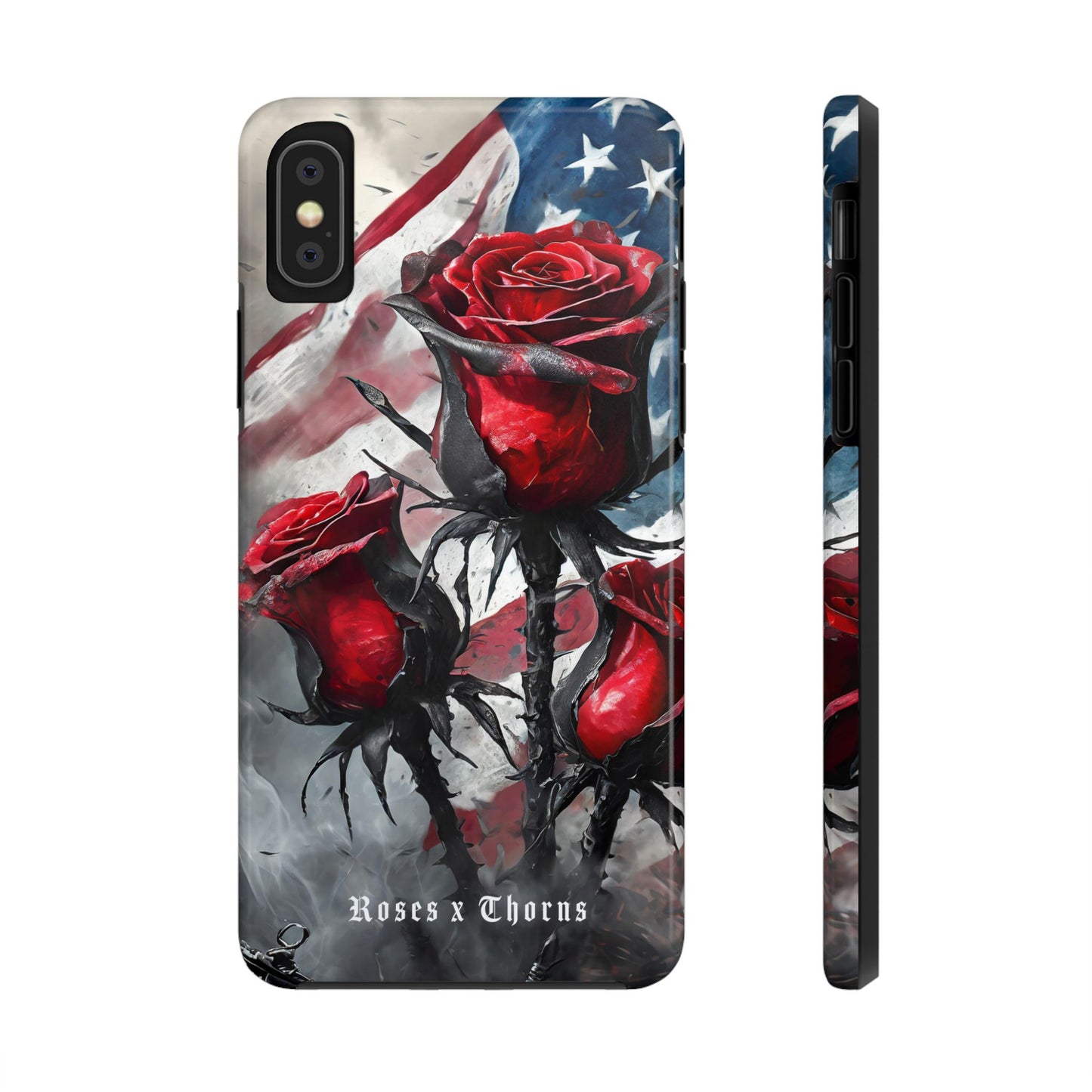 American Red Roses x Thorns Phone Cases