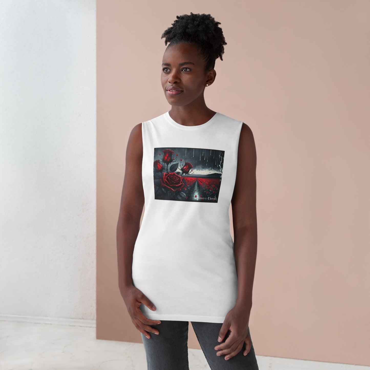 Red Roses Field Roses x Thorns Barnard Tank