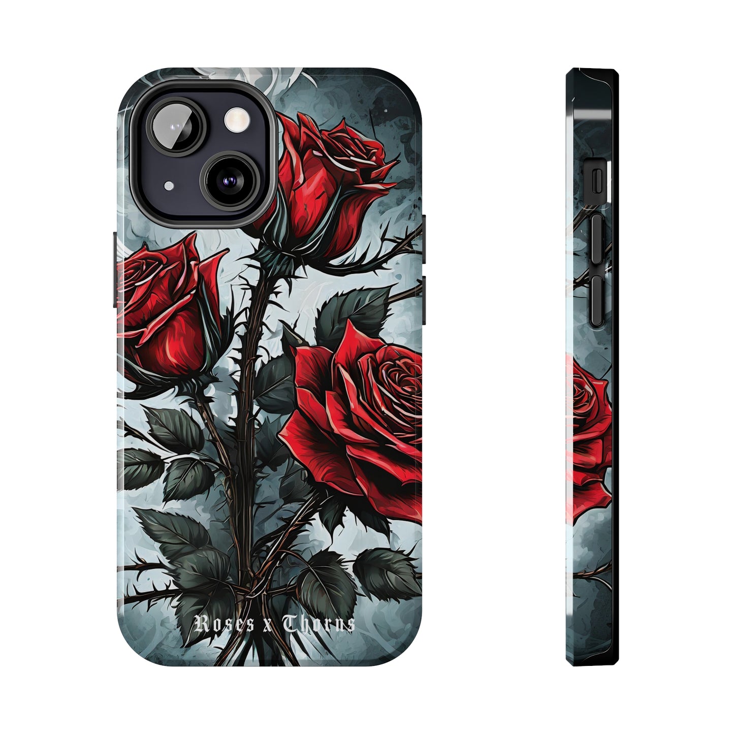 Red Roses x Thorns Tough Phone Cases