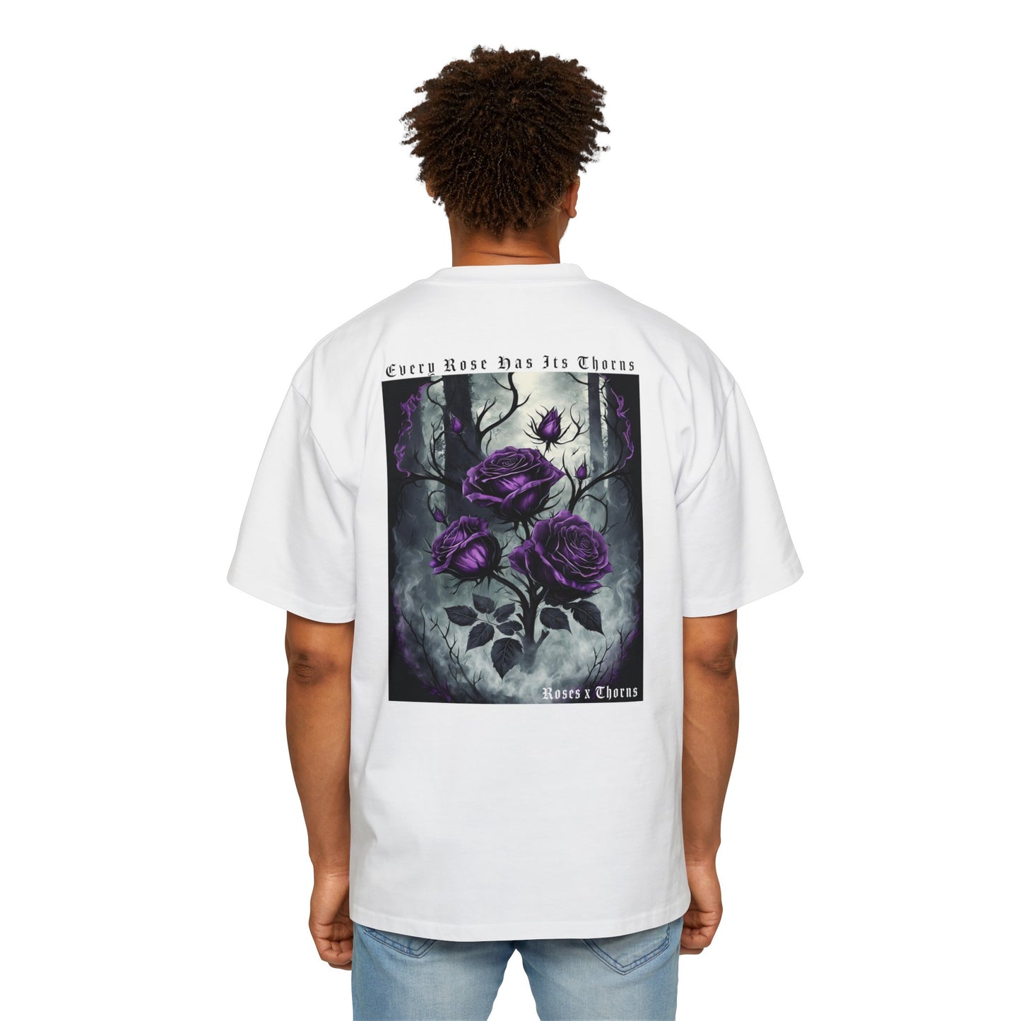 Purple Roses x Thorns Oversized Tee