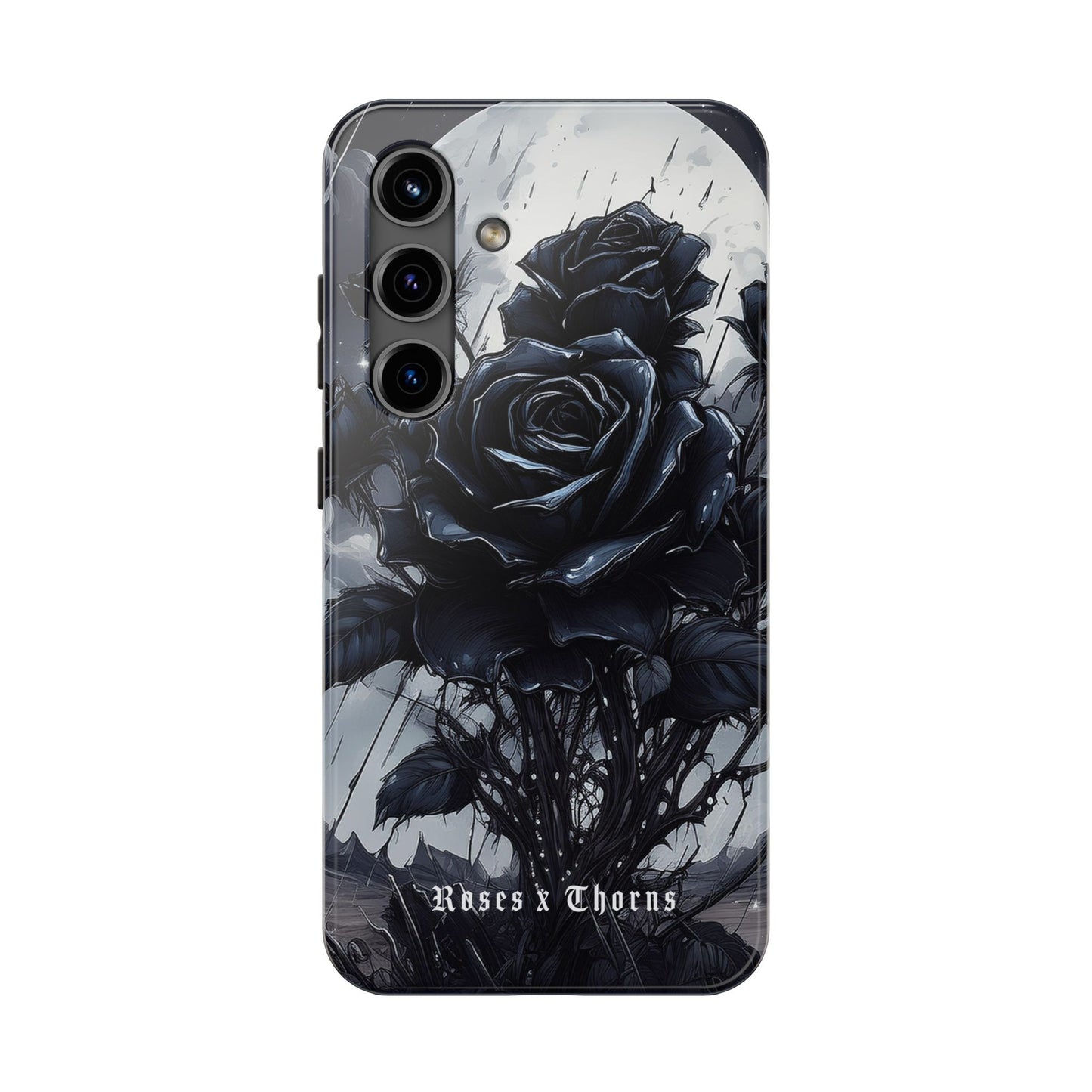 Black Desert Roses x Thorns Phone Cases