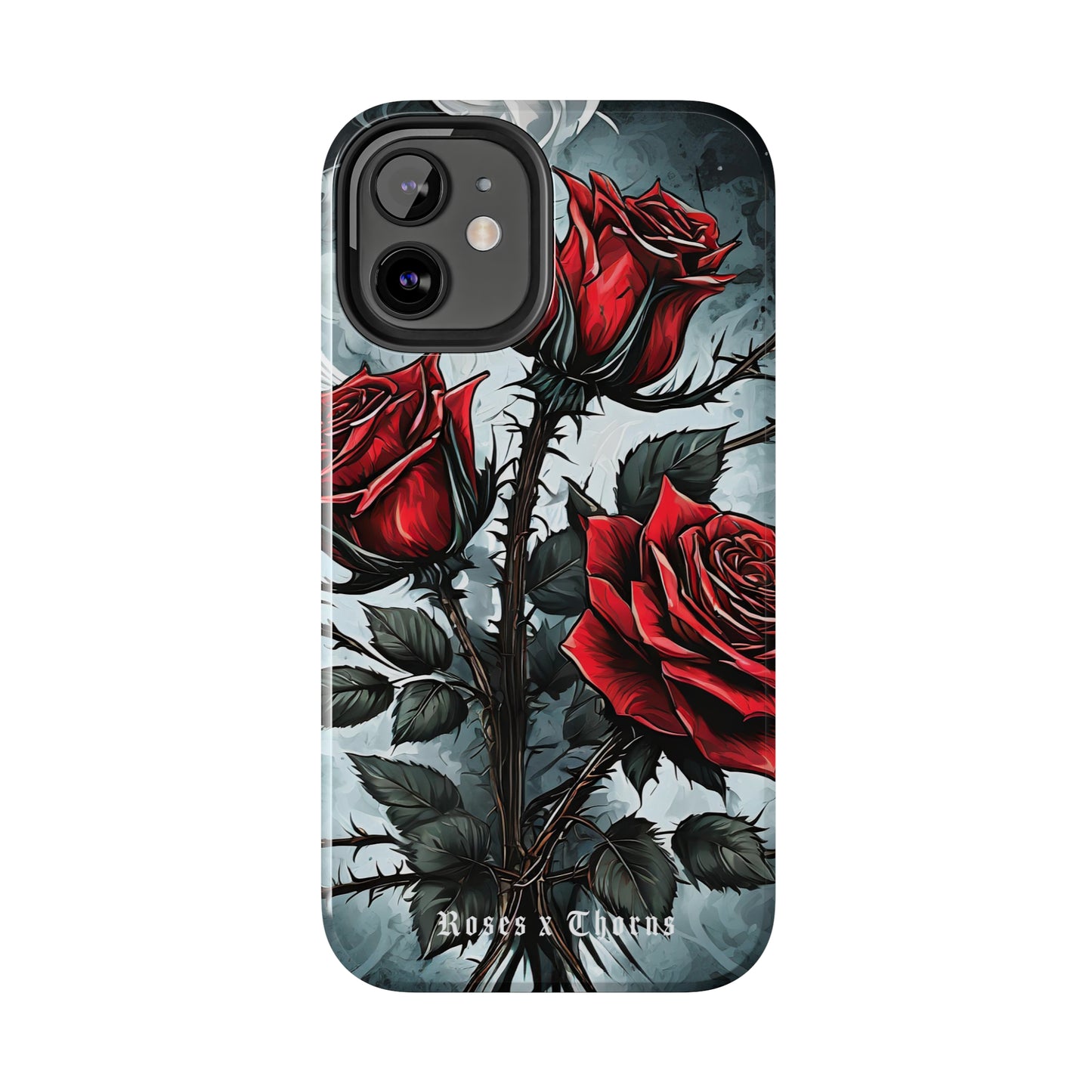 Red Roses x Thorns Tough Phone Cases