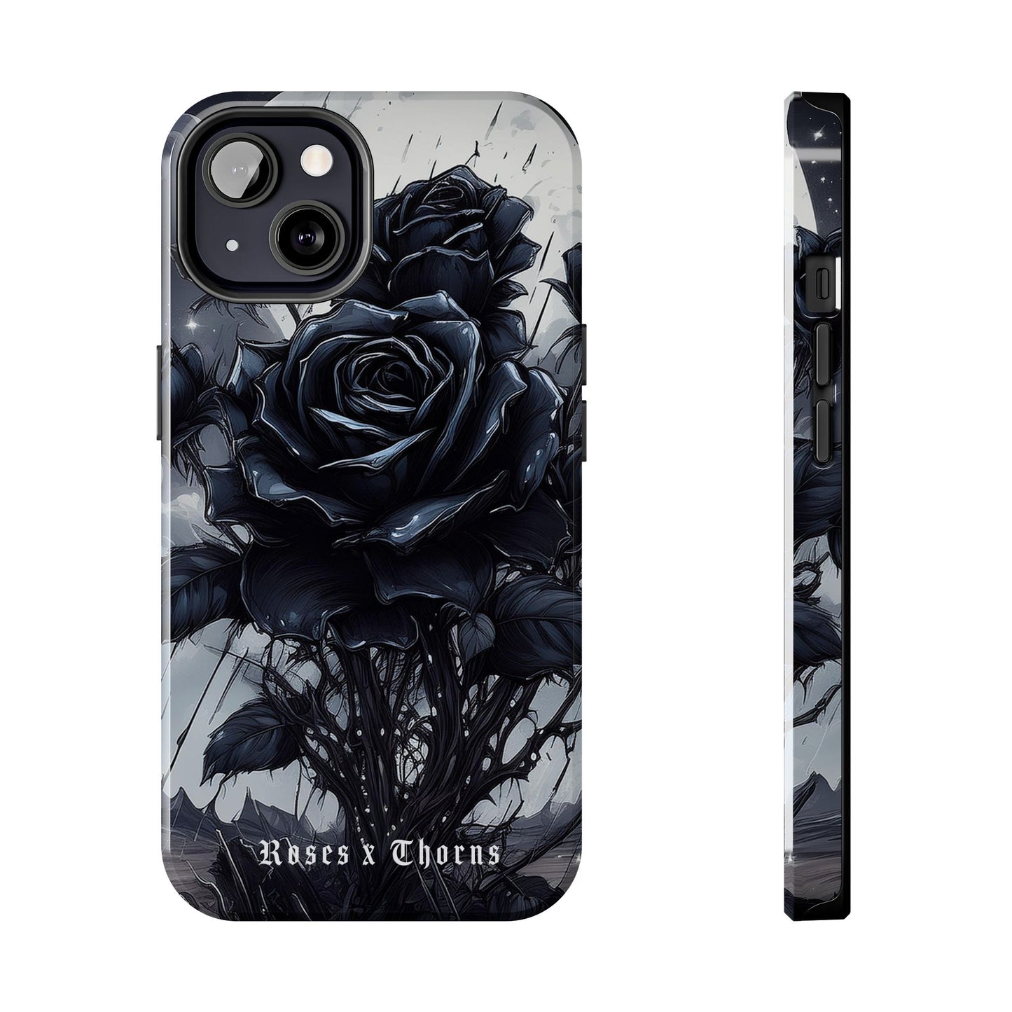 Black Desert Roses x Thorns Phone Cases