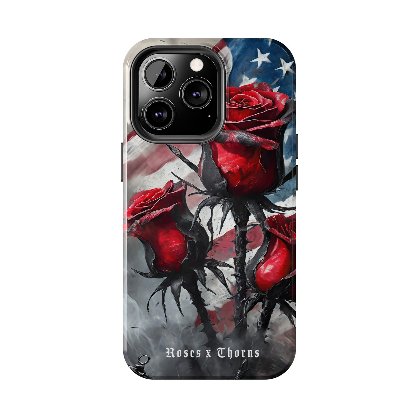 American Red Roses x Thorns Phone Cases