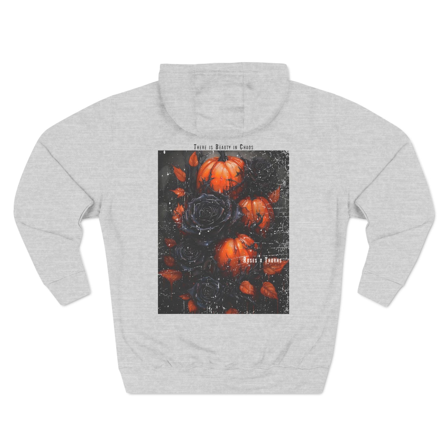 Black Roses x Pumpkins x Thorns Fleece Hoodie