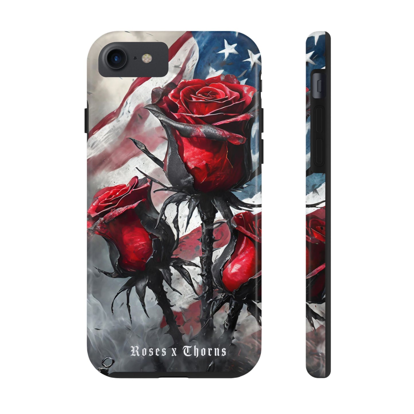 American Red Roses x Thorns Phone Cases