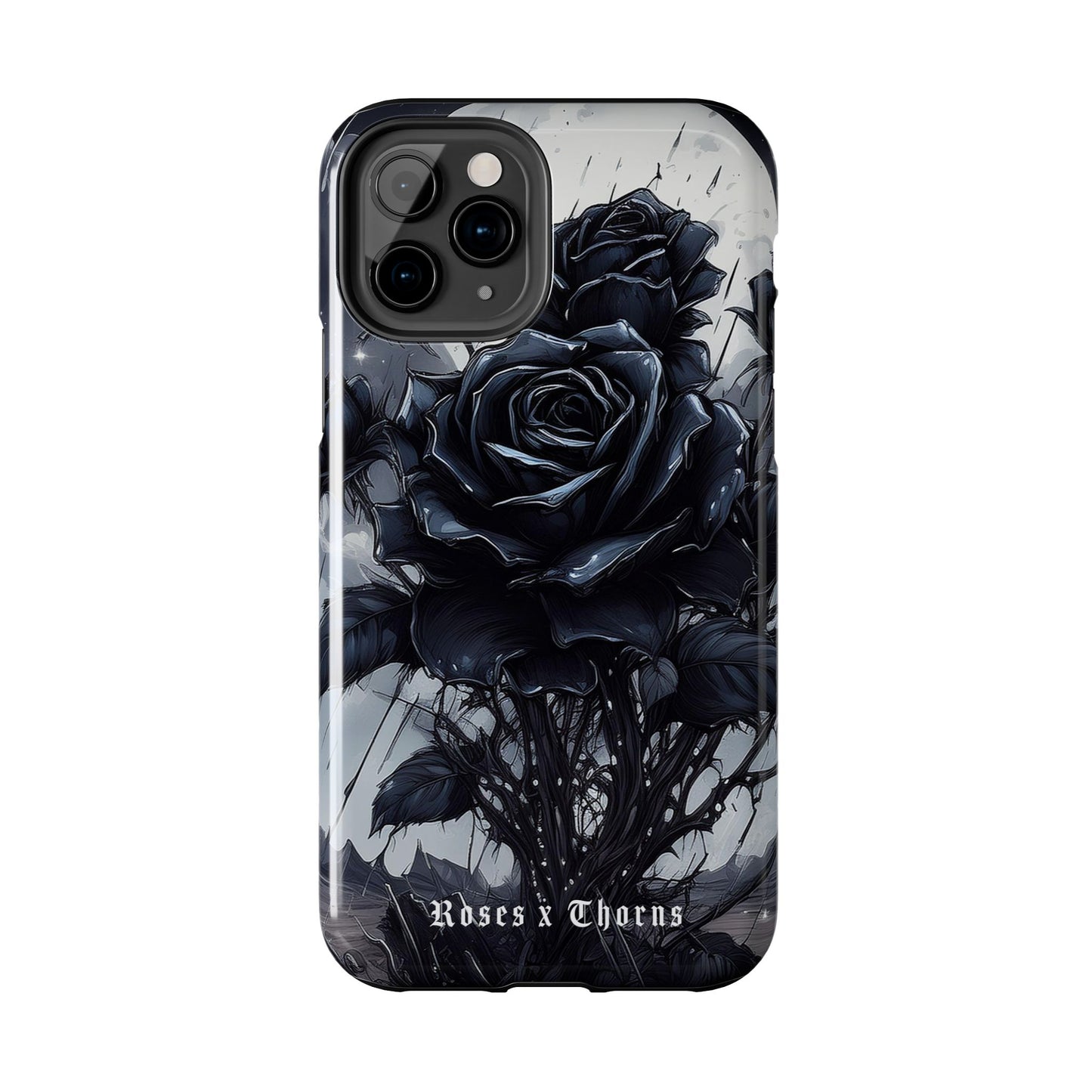 Black Desert Roses x Thorns Phone Cases