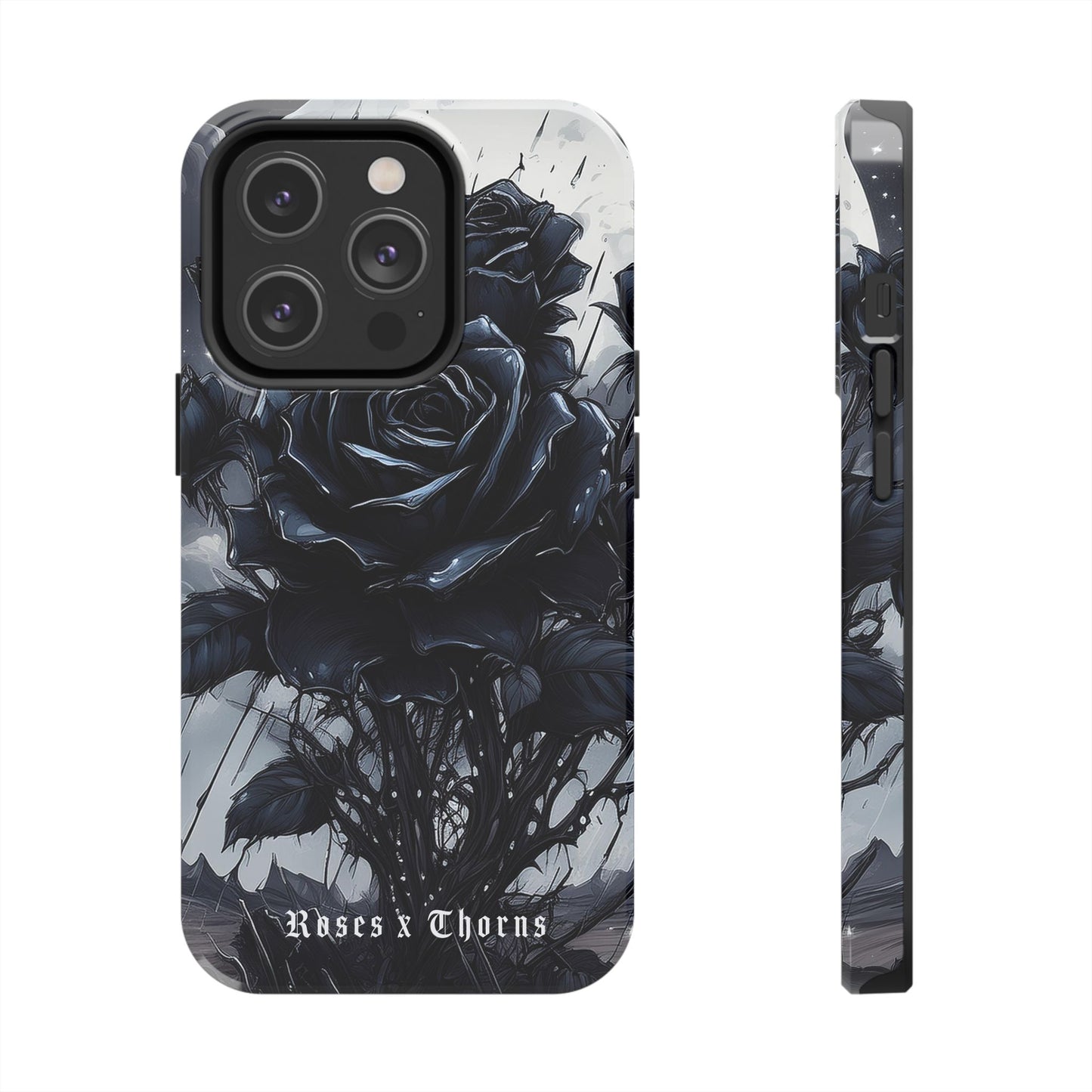 Black Desert Roses x Thorns Phone Cases