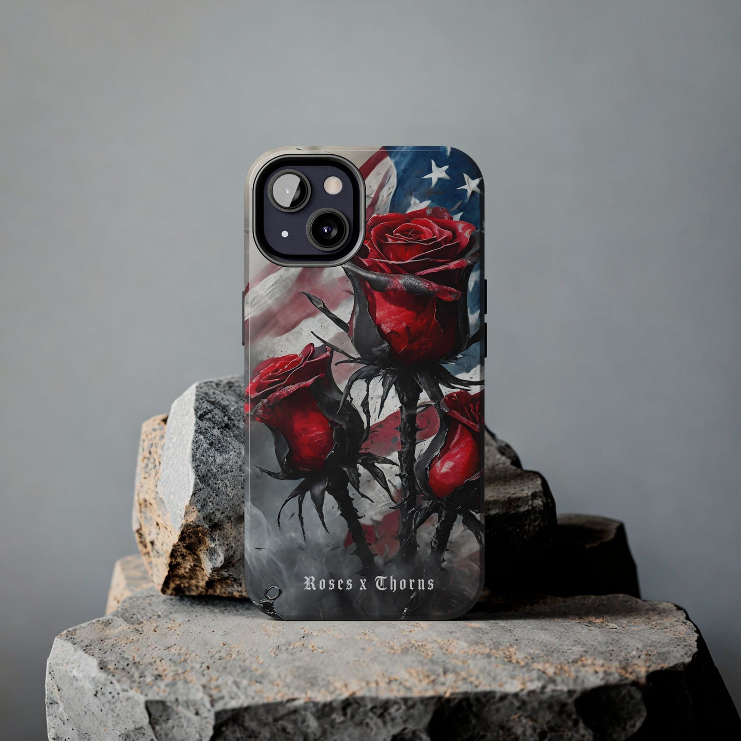 American Red Roses x Thorns Phone Cases