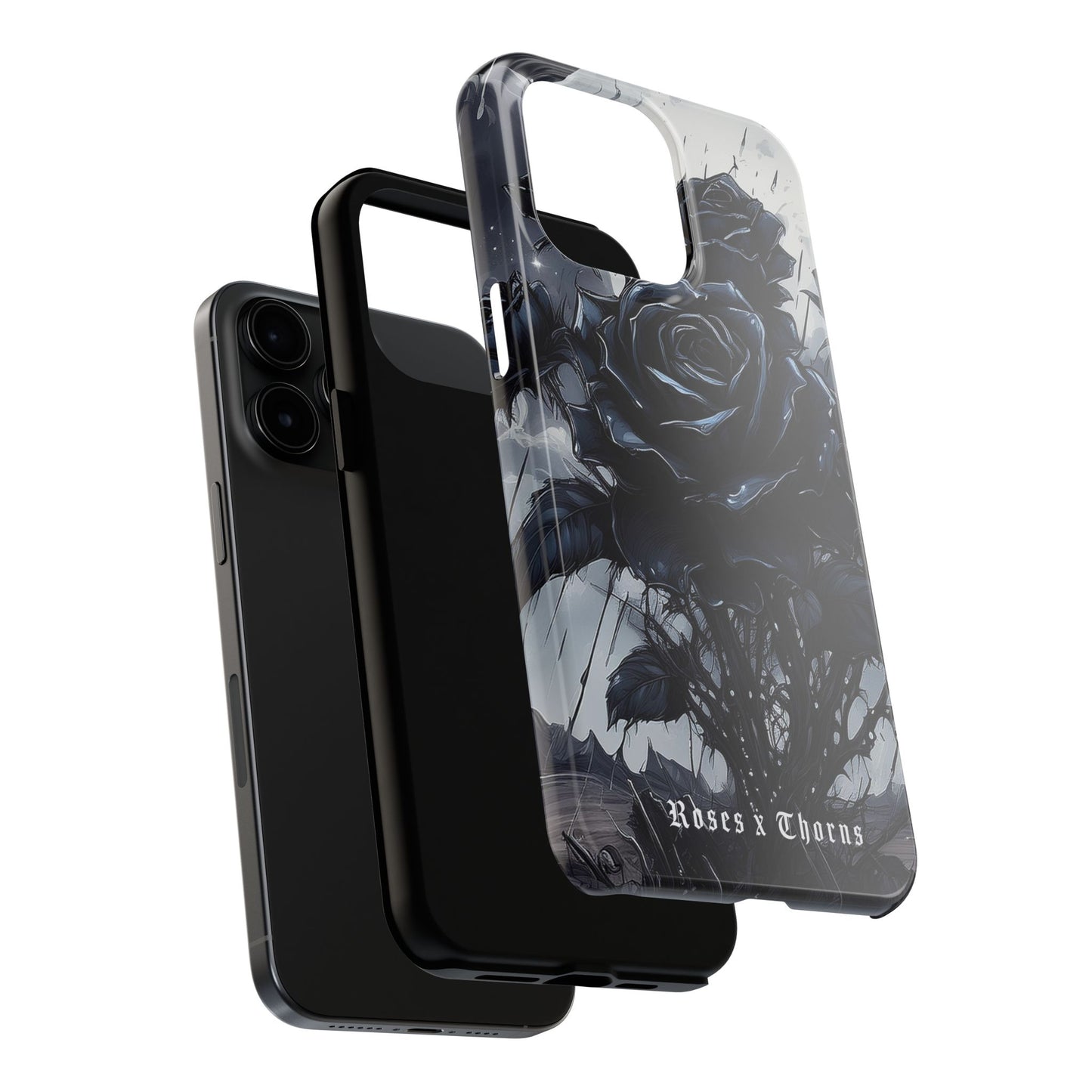 Black Desert Roses x Thorns Phone Cases