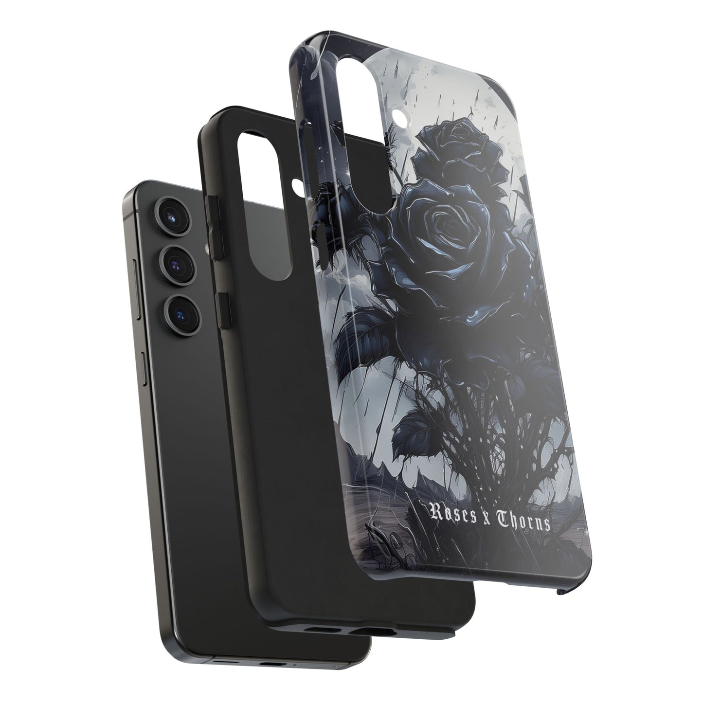 Black Desert Roses x Thorns Phone Cases