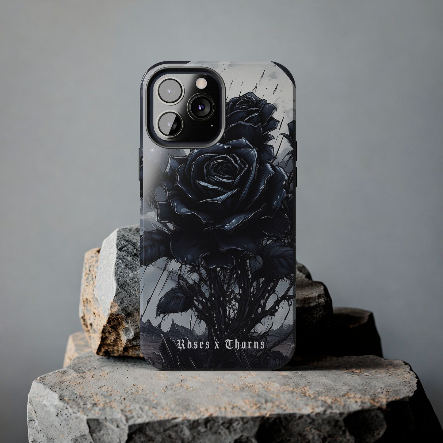 Black Desert Roses x Thorns Phone Cases