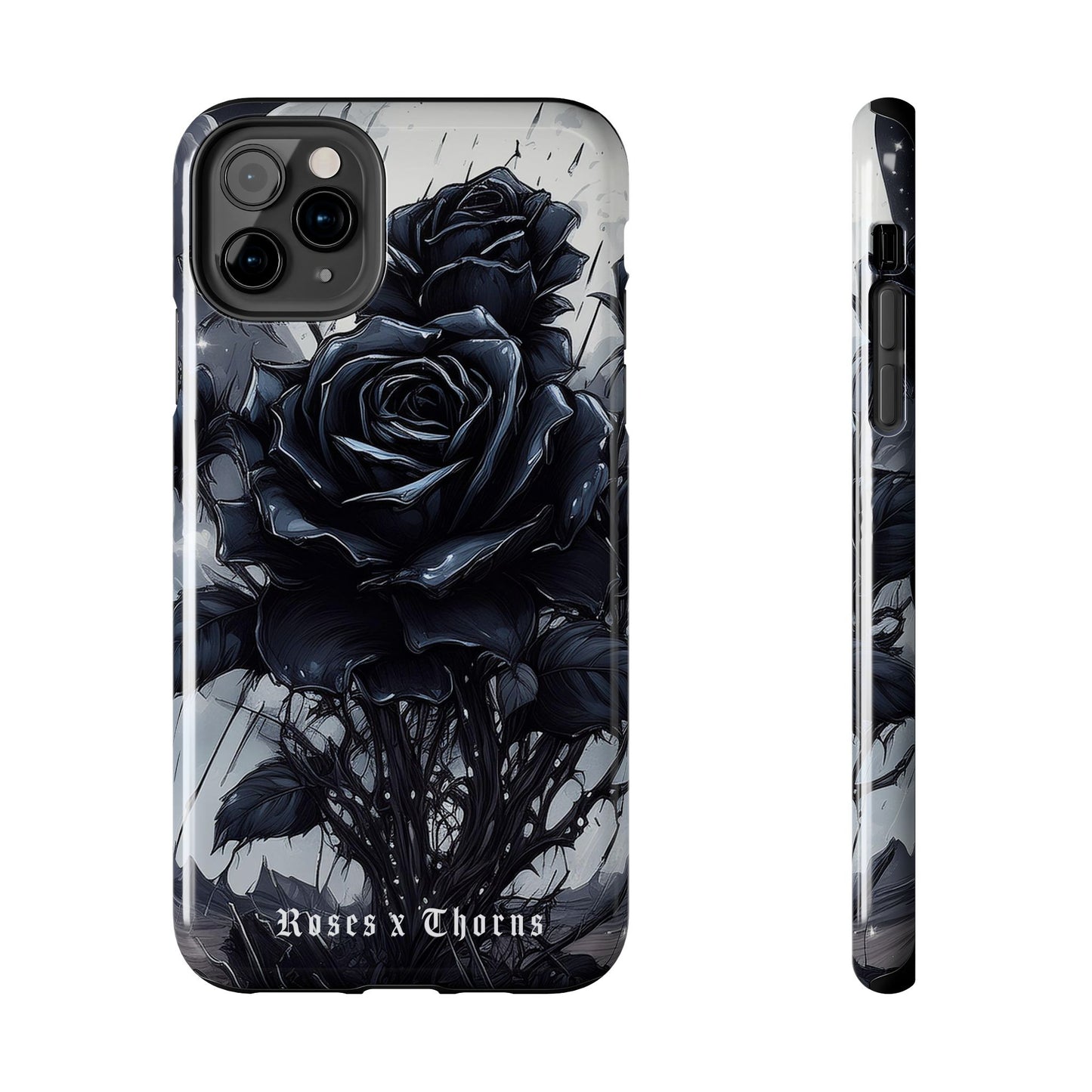 Black Desert Roses x Thorns Phone Cases