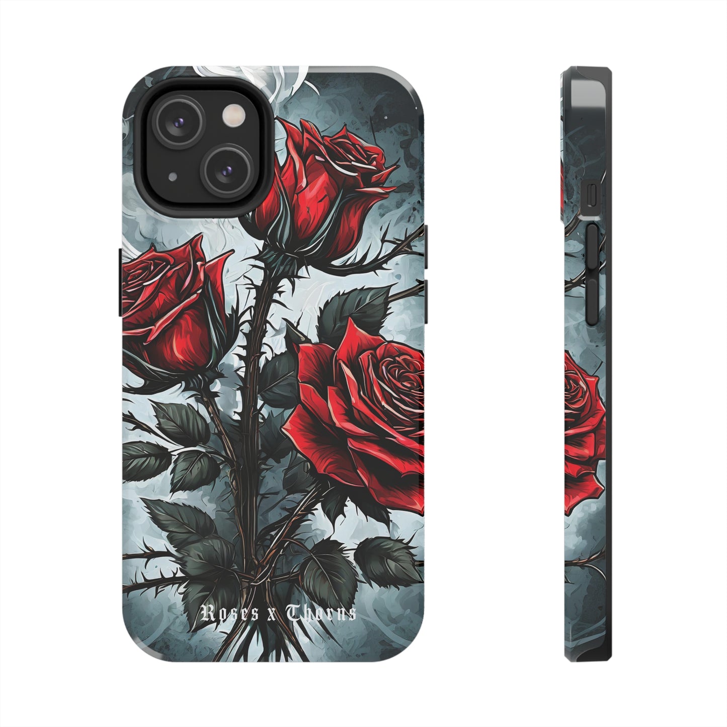 Red Roses x Thorns Tough Phone Cases