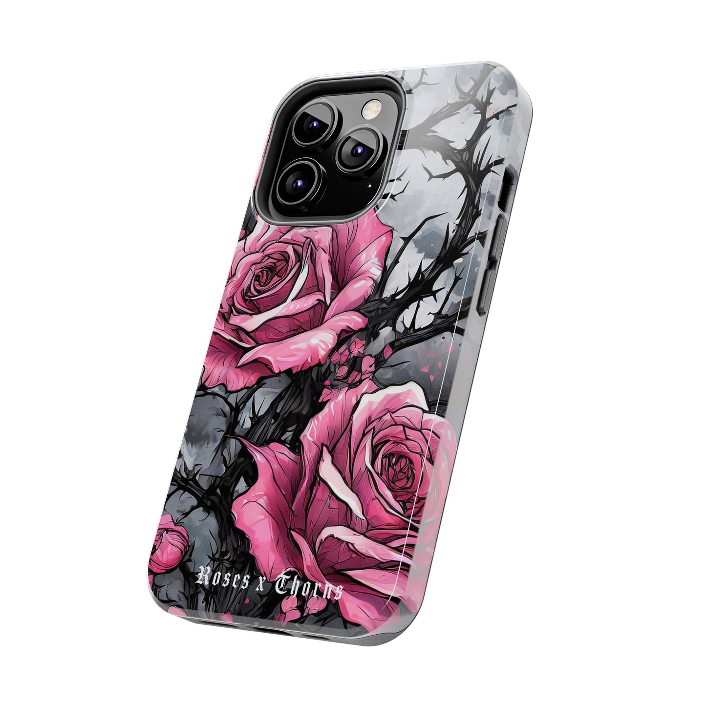 Pink Roses x Thorns Tough Phone Cases