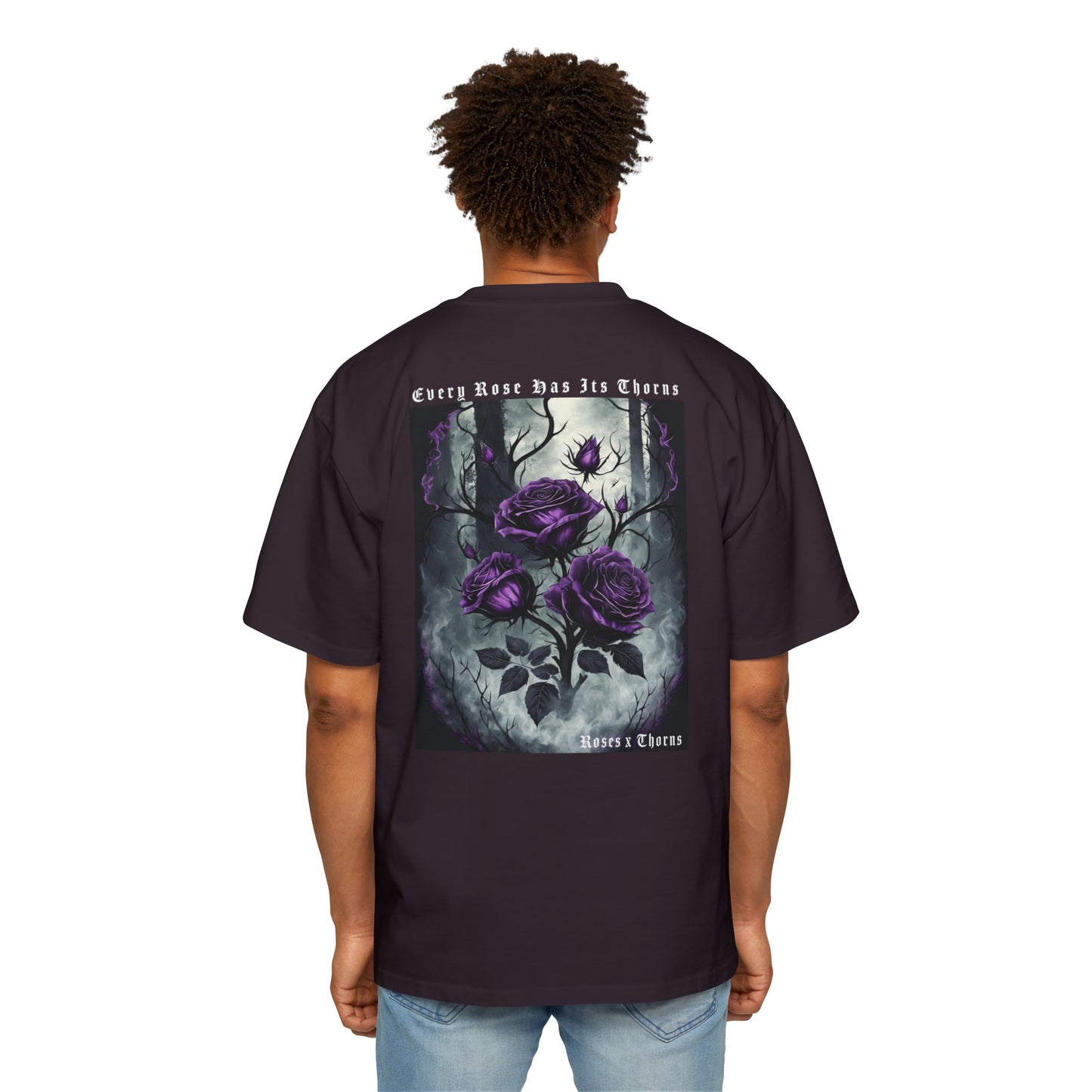 Purple Roses x Thorns Oversized Tee