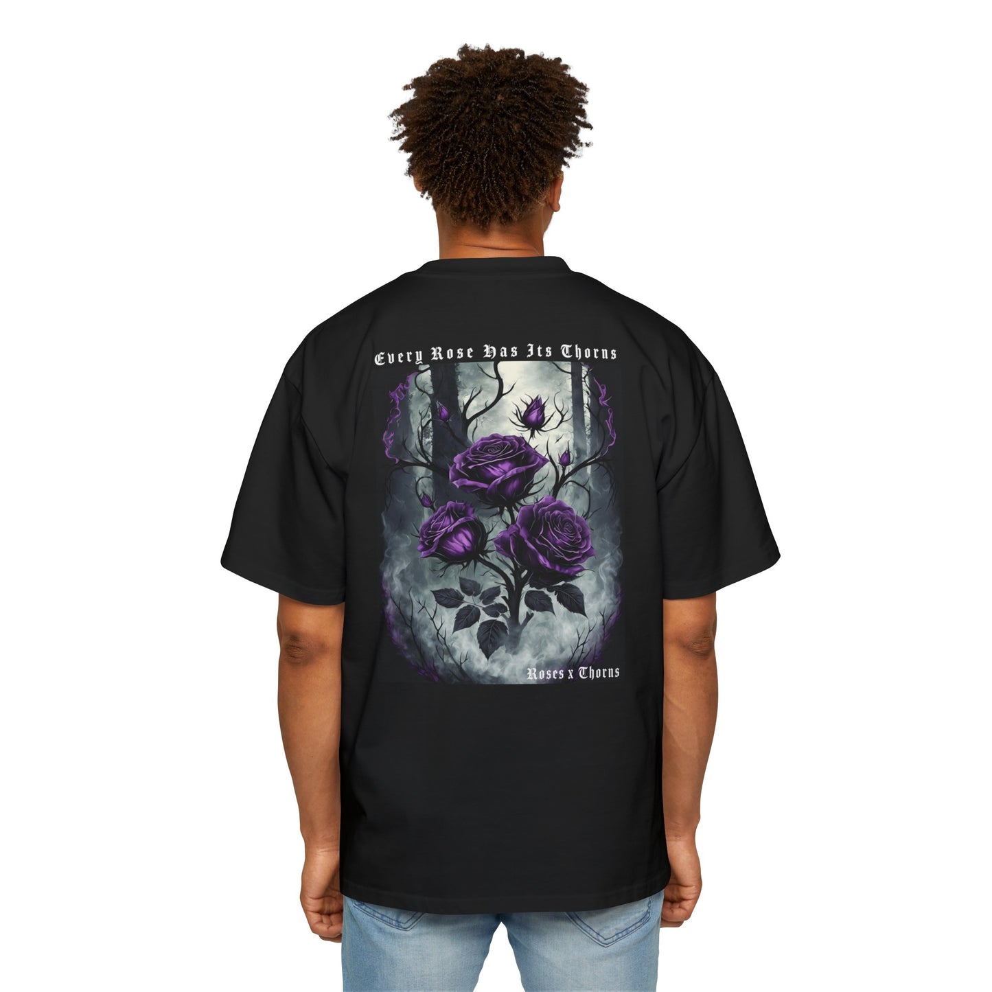 Purple Roses x Thorns Oversized Tee