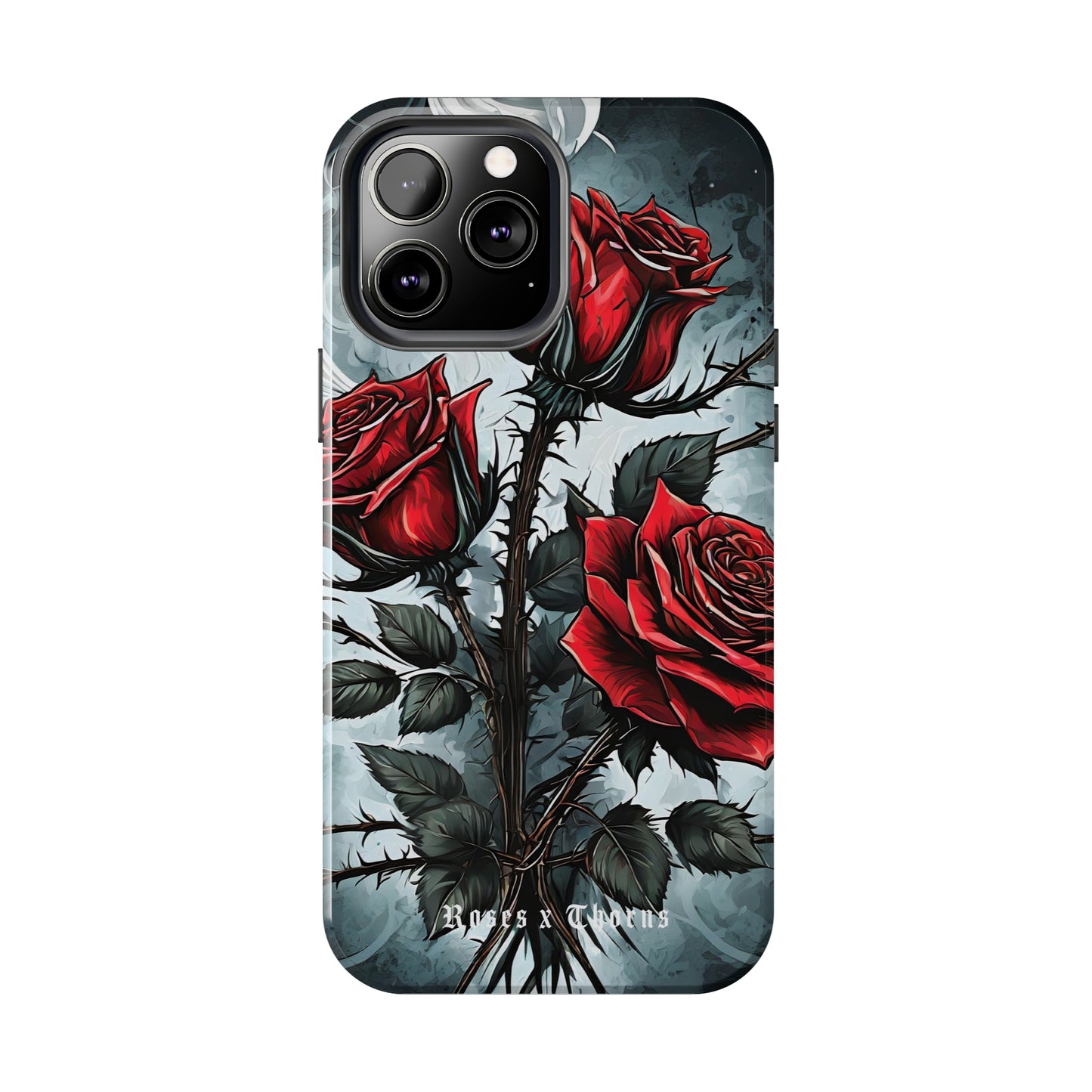 Red Roses x Thorns Tough Phone Cases