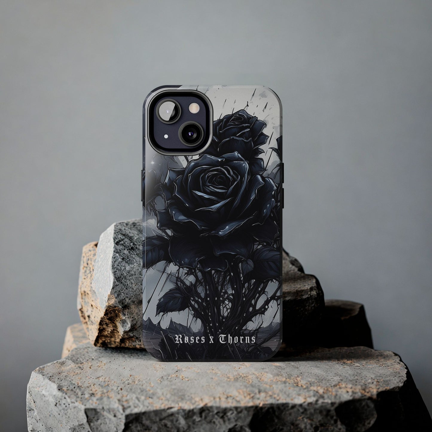 Black Desert Roses x Thorns Phone Cases