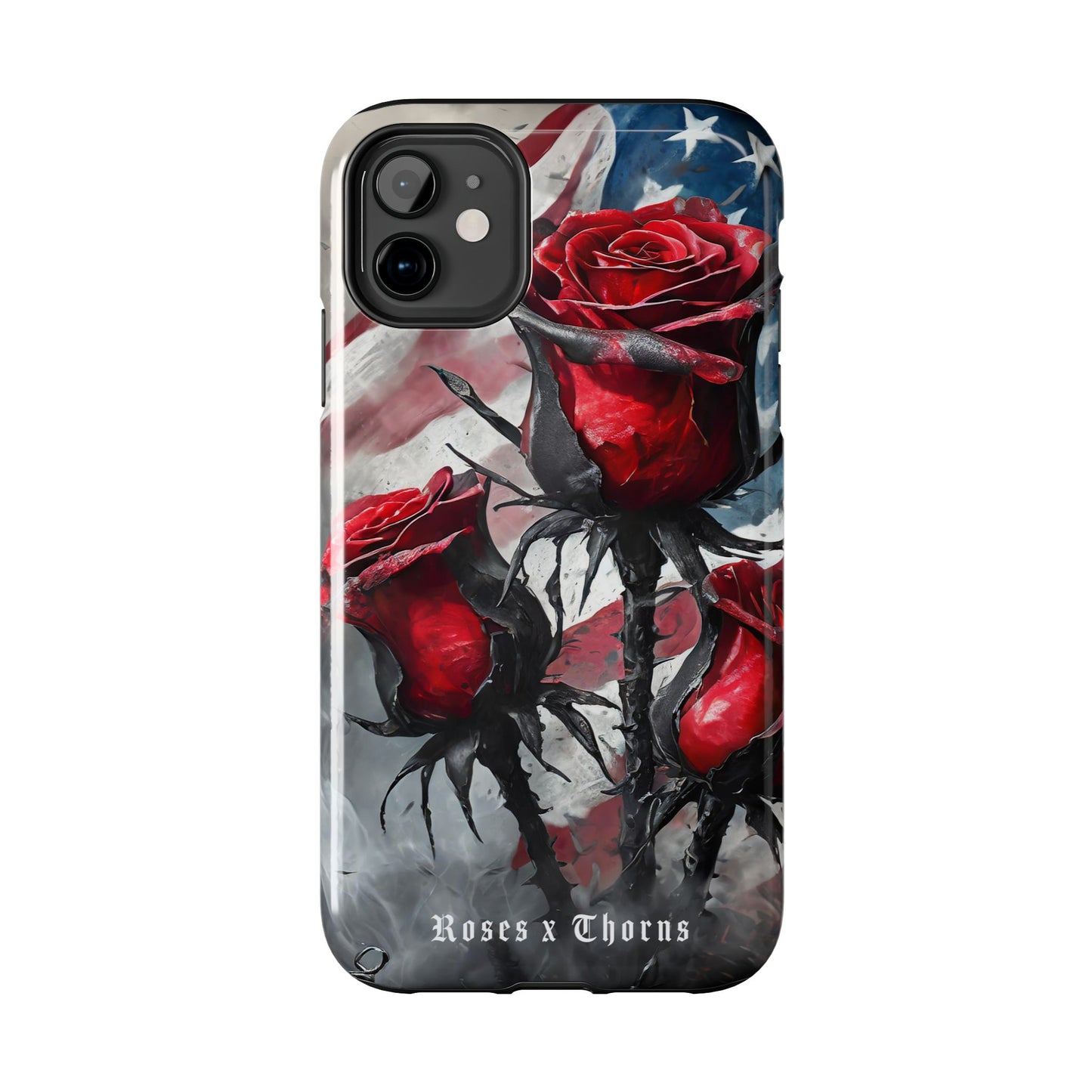 American Red Roses x Thorns Phone Cases