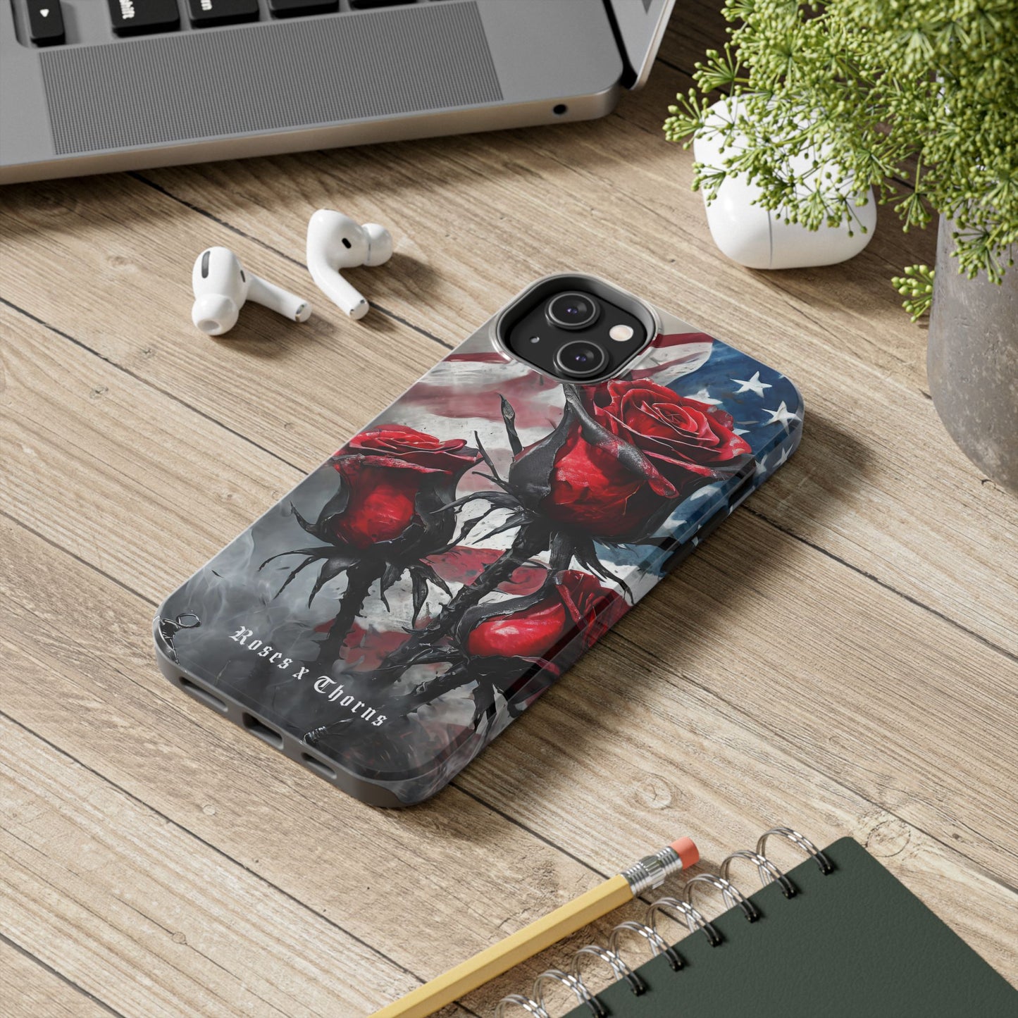 American Red Roses x Thorns Phone Cases