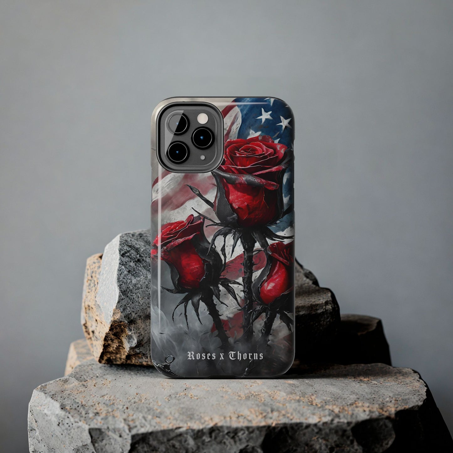 American Red Roses x Thorns Phone Cases