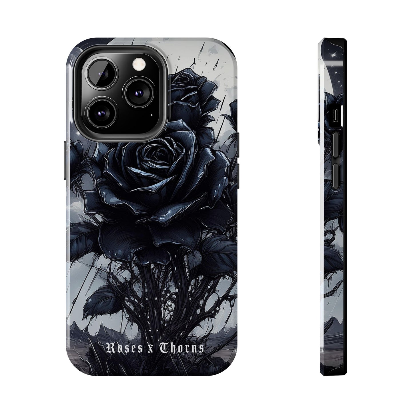 Black Desert Roses x Thorns Phone Cases