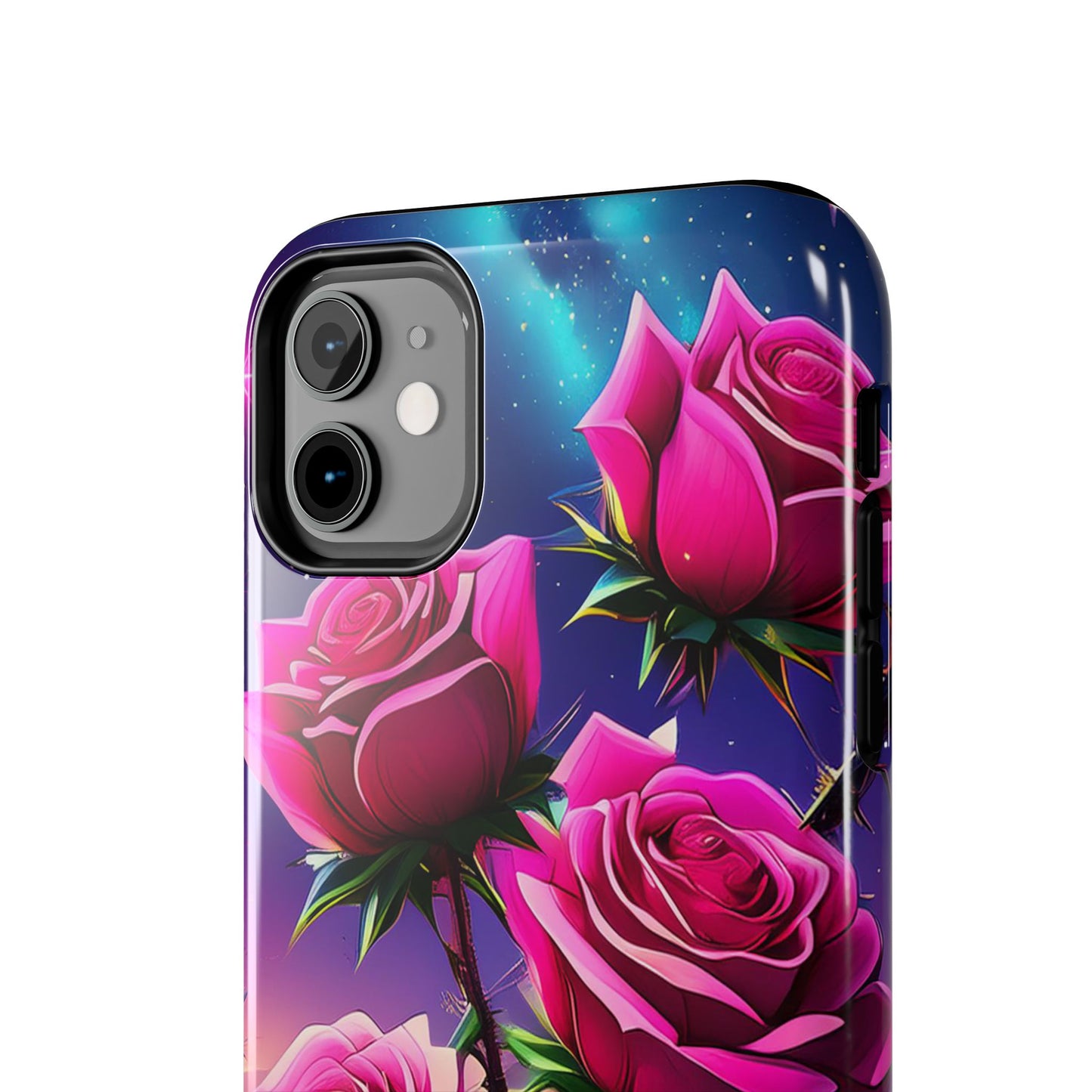 Pink Desert Roses x Thorns Phone Cases