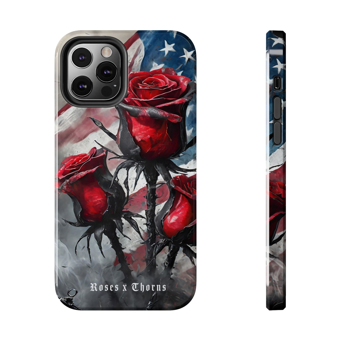 American Red Roses x Thorns Phone Cases