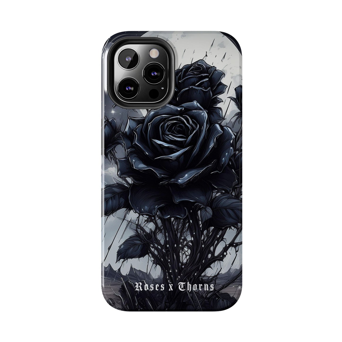 Black Desert Roses x Thorns Phone Cases