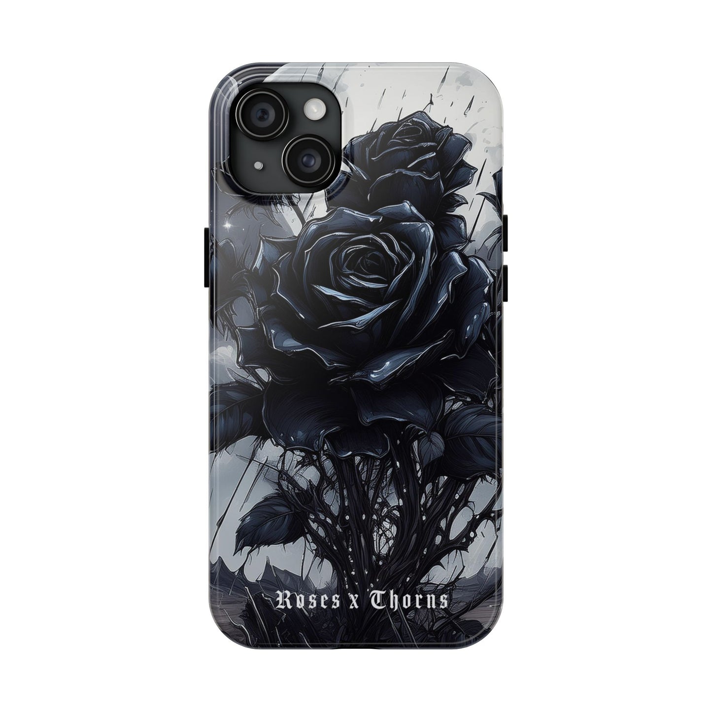 Black Desert Roses x Thorns Phone Cases