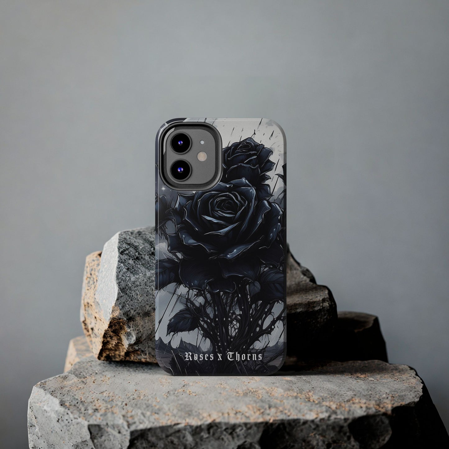 Black Desert Roses x Thorns Phone Cases