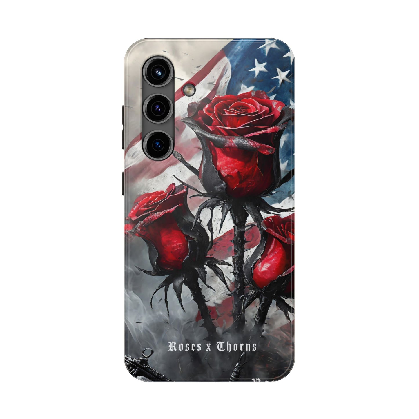 American Red Roses x Thorns Phone Cases