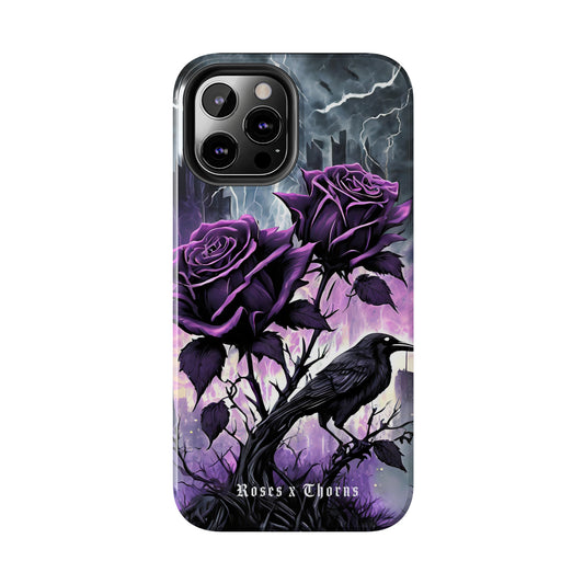 Purple Roses x Thorns Tough Phone Cases