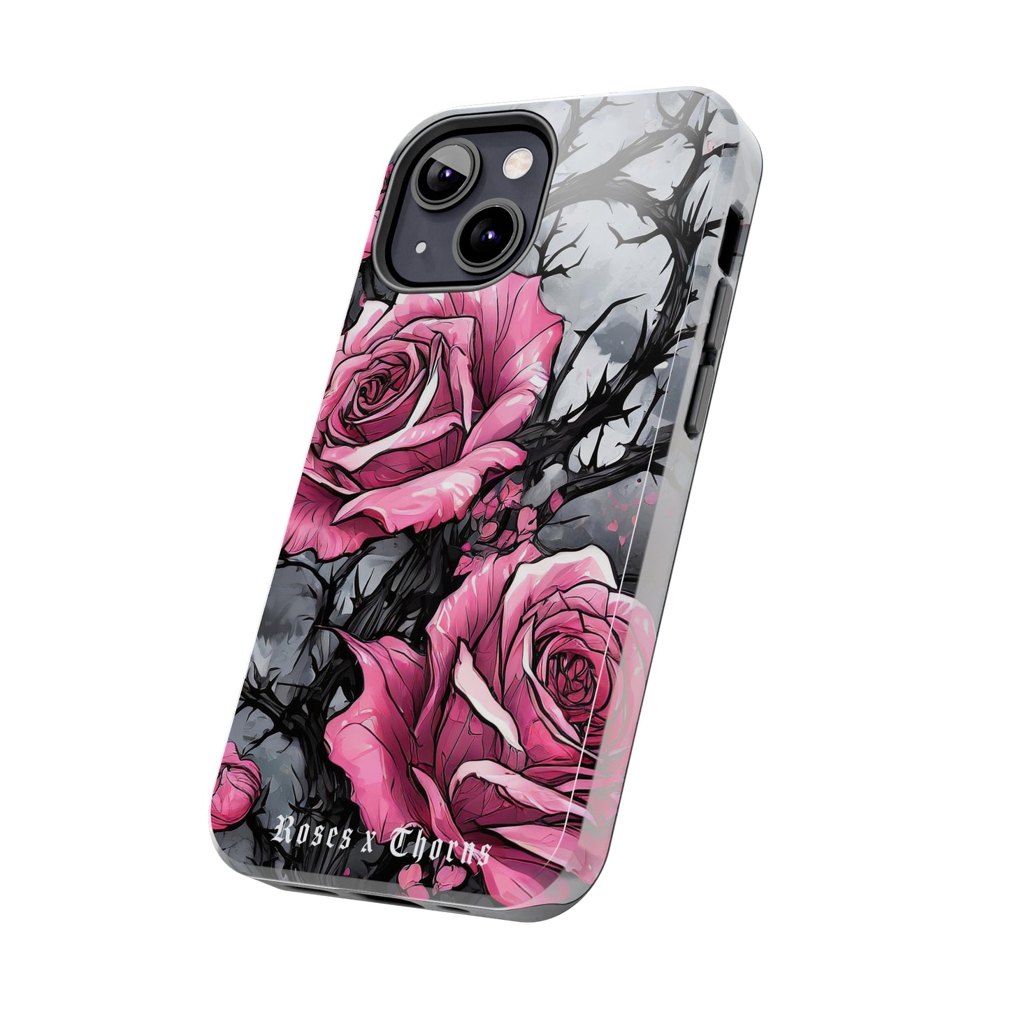 Pink Roses x Thorns Tough Phone Cases