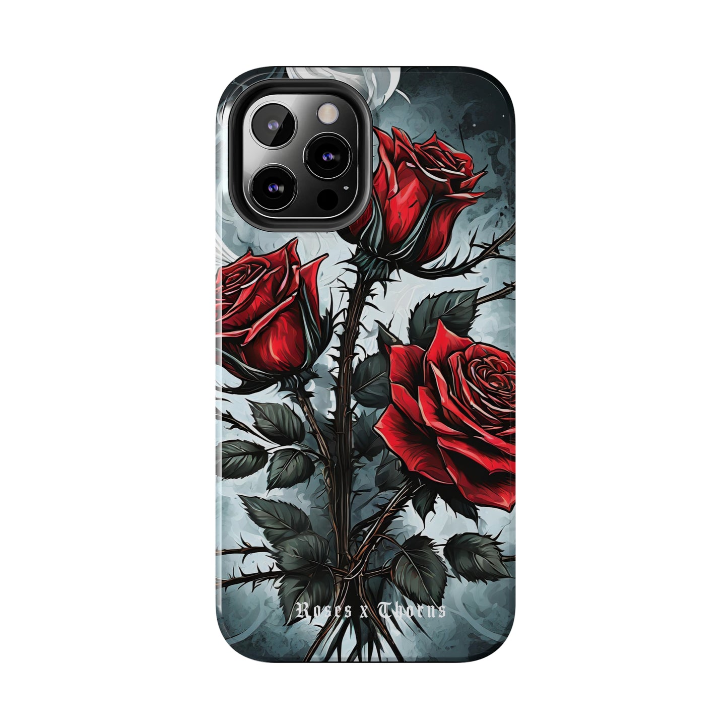 Red Roses x Thorns Tough Phone Cases