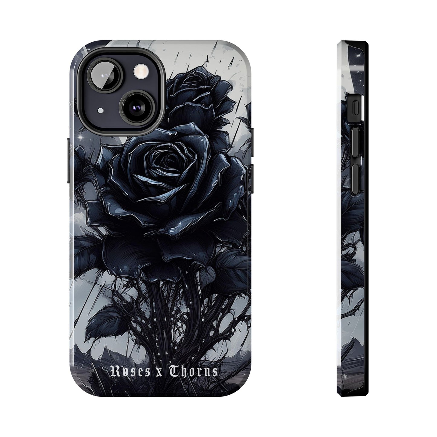 Black Desert Roses x Thorns Phone Cases