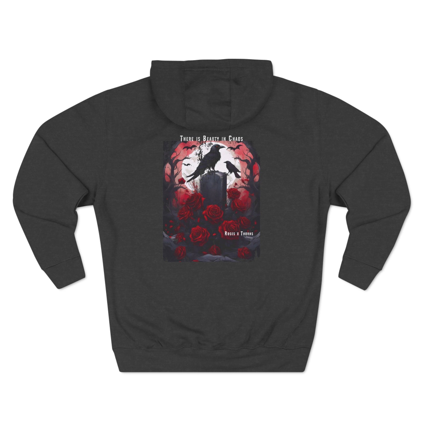 Tombstone x Red Roses x Thorns  Fleece Hoodie