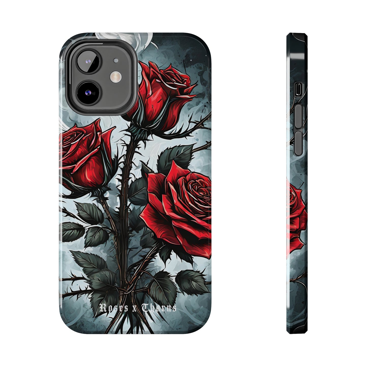 Red Roses x Thorns Tough Phone Cases