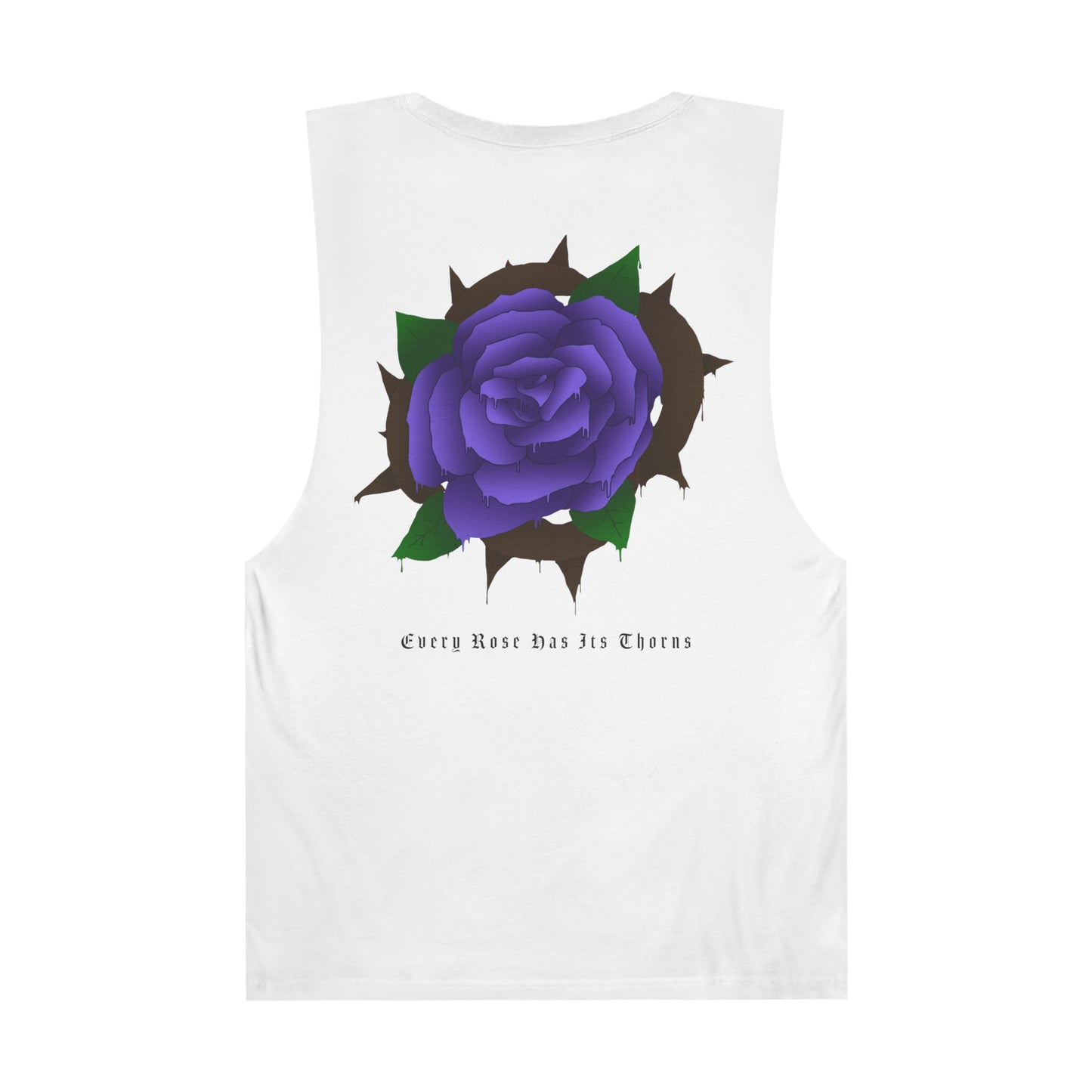 Roses x Thorns Purple Rose Barnard Tank