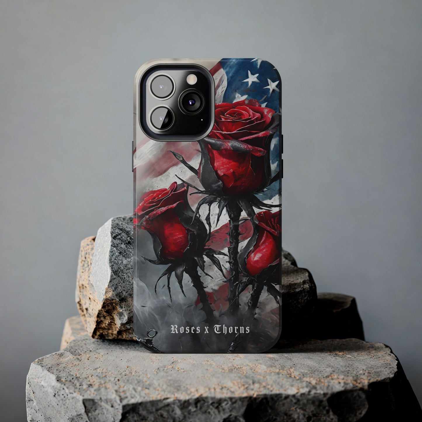 American Red Roses x Thorns Phone Cases