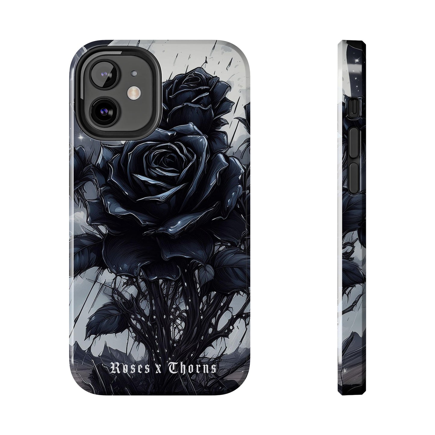 Black Desert Roses x Thorns Phone Cases