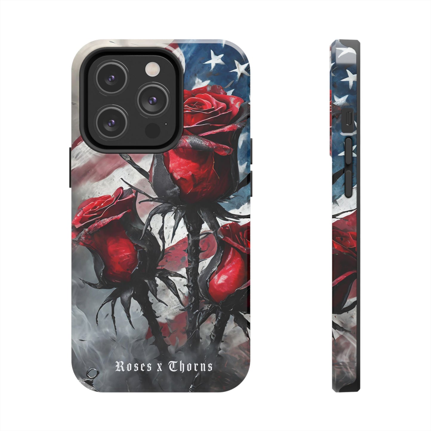 American Red Roses x Thorns Phone Cases