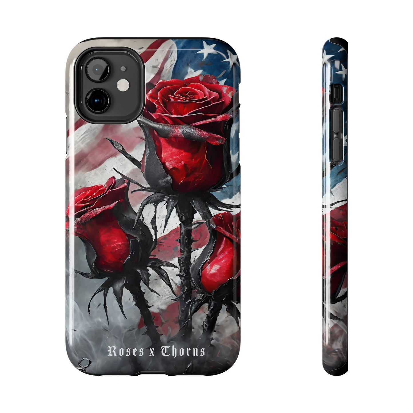 American Red Roses x Thorns Phone Cases