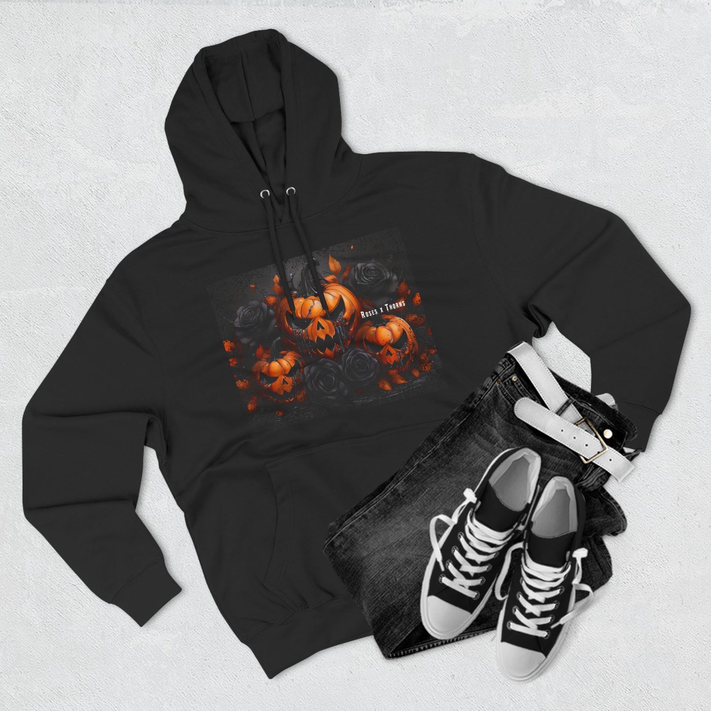 Black Jack Roses x Thorns Fleece Hoodie