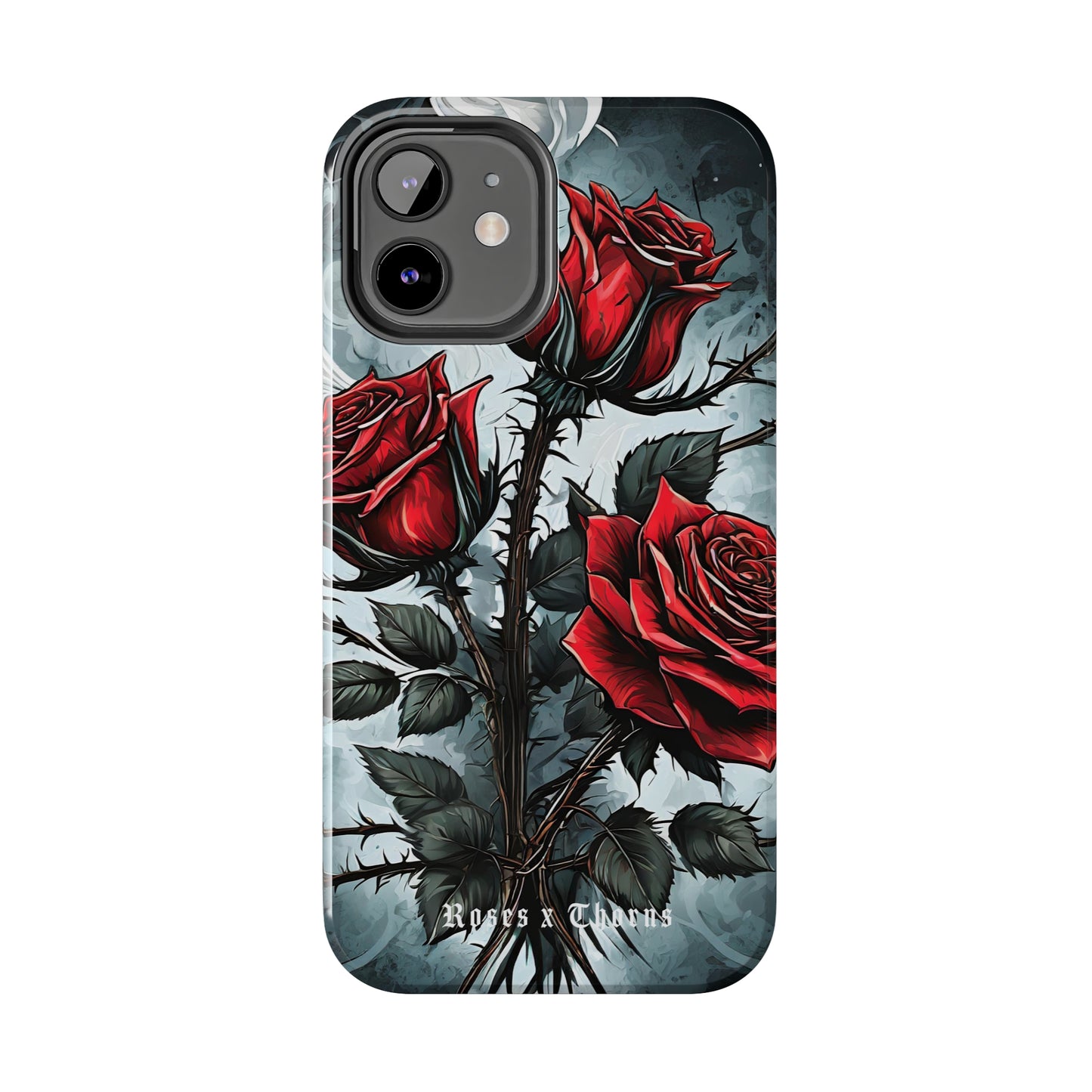 Red Roses x Thorns Tough Phone Cases