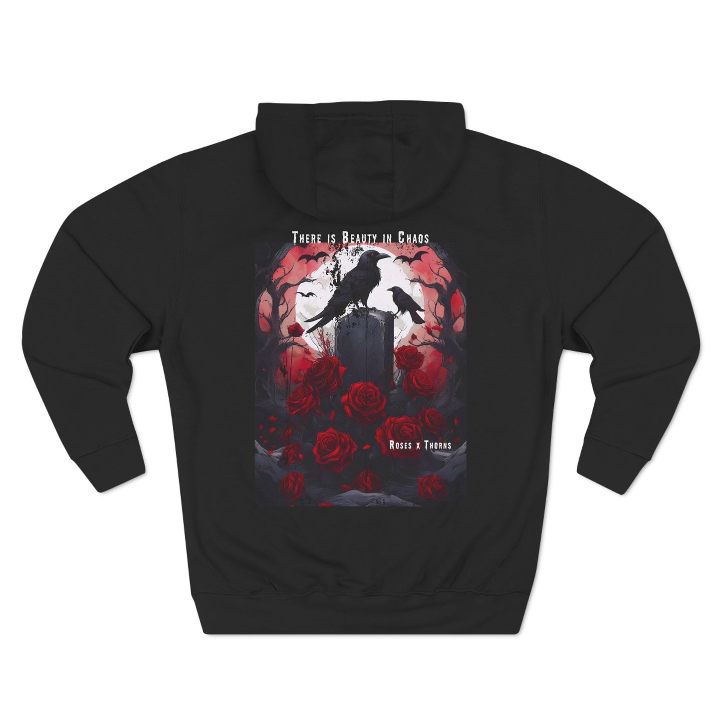 Tombstone x Red Roses x Thorns  Fleece Hoodie