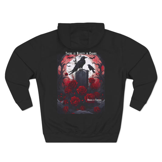 Tombstone x Red Roses x Thorns  Fleece Hoodie