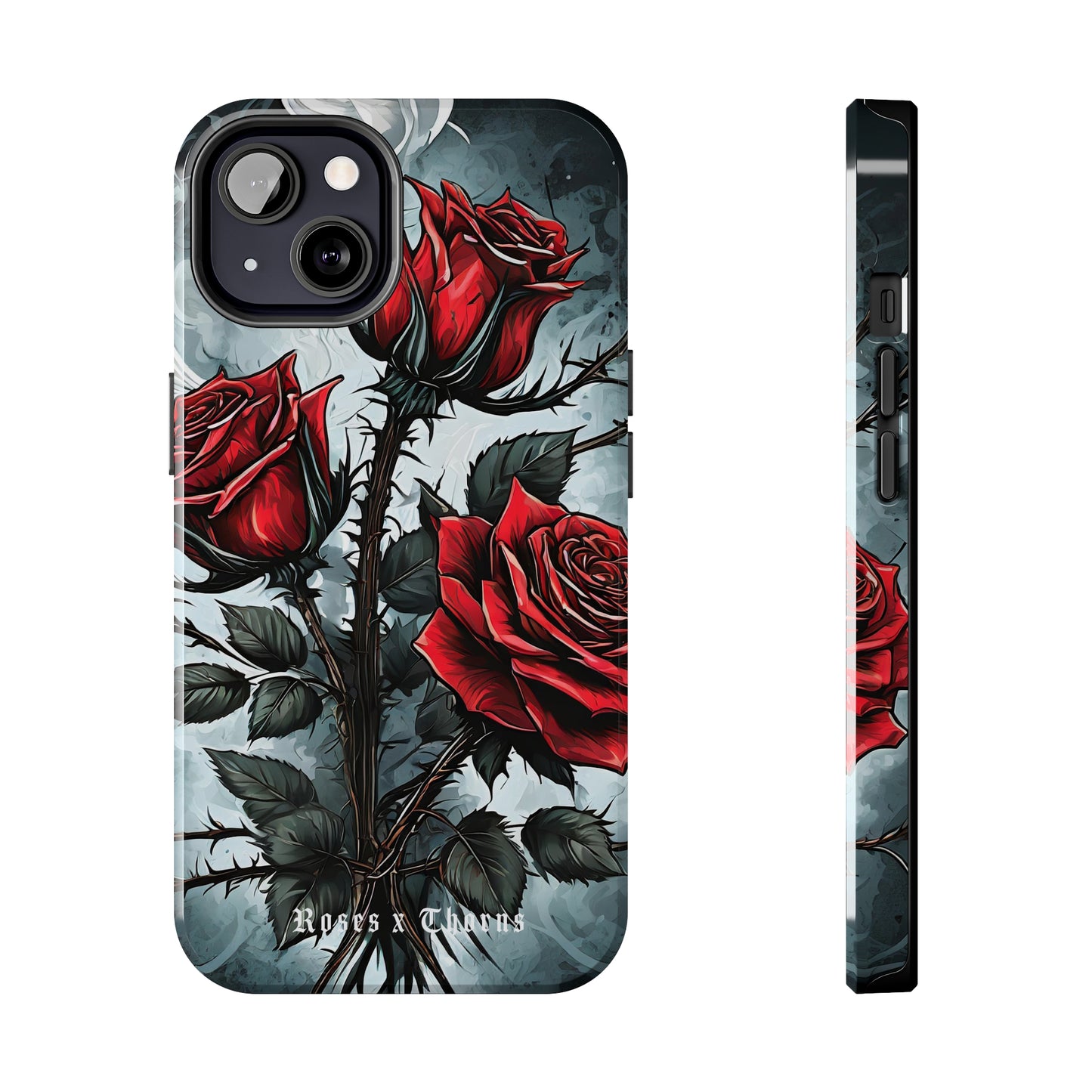 Red Roses x Thorns Tough Phone Cases