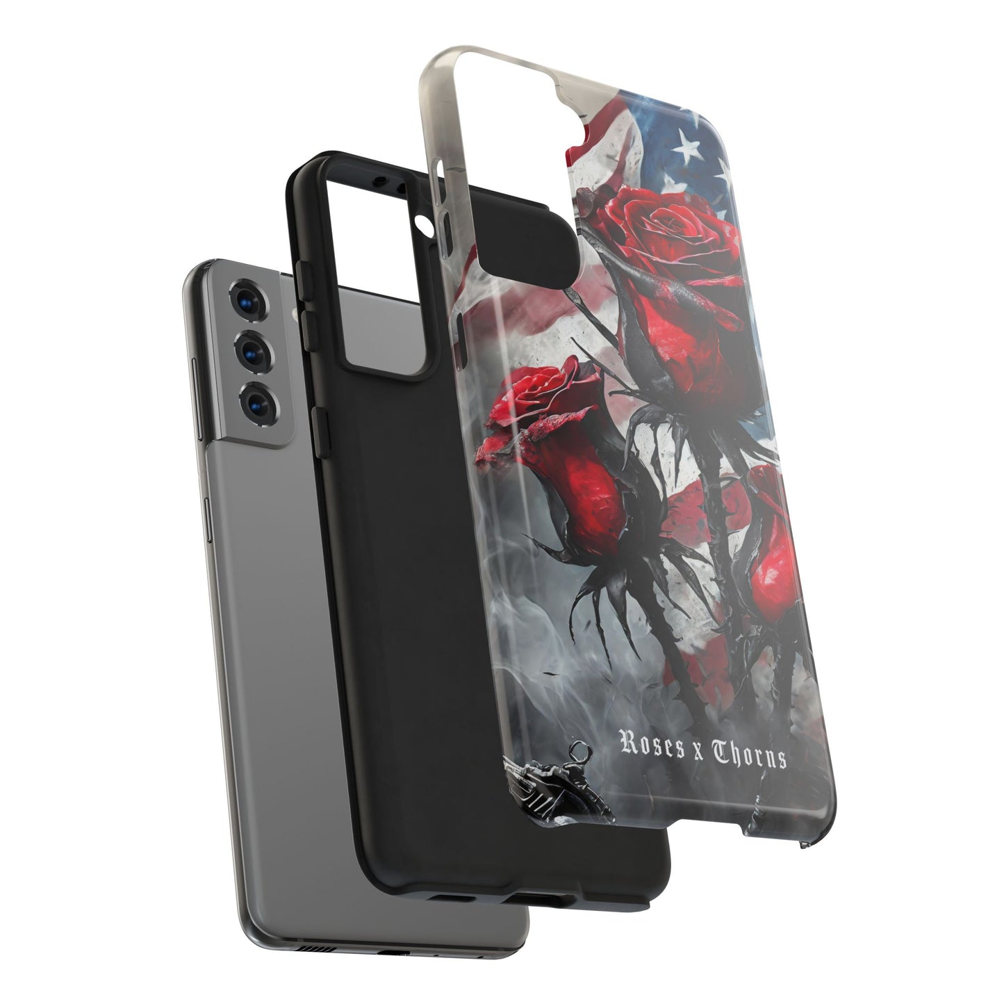 American Red Roses x Thorns Phone Cases